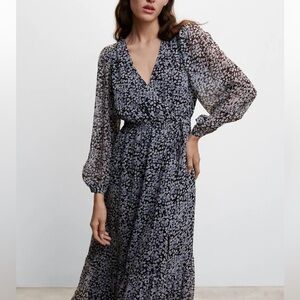 MANGO FLOWER PRINT DRESS, Size 4